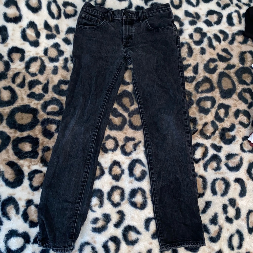 Arizona Men’s Straight Fit Jeans Dark Gray Wash 30x30